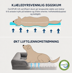 Ortopedisk Hund Sofa